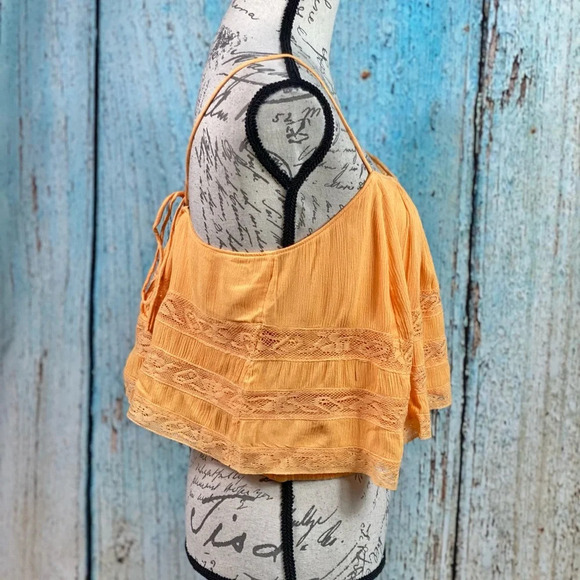Free People NWT Orange Home Again Camisole - Picture 10 of 16